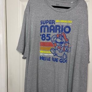 Super Mario 85 big and tall graphic t